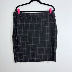 Elle Women’s Pull-On Pencil Skirt XL | Black Stretch Midi Workwear Staple